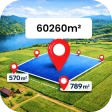 GPS Distance Land Area Measure icon