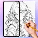AR お 絵 描 き アプリ- スケッチ 線画 絵 画