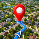 GPS Satellite Carte Navigation icon