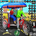 Fiets Rickshaw Driving Games