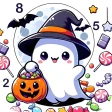 Süße Halloween-Farbe icon