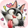 Cute Funny Animal Color icon