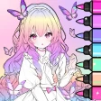色塗り絵:イラストお絵描きぬりえパズルASMRゲーム icon