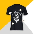 DIY T-shirt Design: Art & AI icon