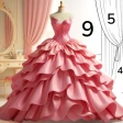 Dress Color: Paint by Number icon