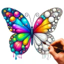 Butterfly Draw Step by Step
