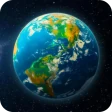 Vue satellite en direct, Terre icon