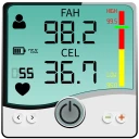 Temperatura corporal febre icon