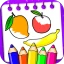 Livro de colorir frutas icon