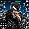 black spider super hero games icon