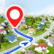 Mapas GPS: vista de satélite icon