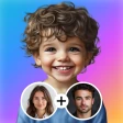 Generador de cara de bebé AI icon