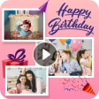 feliz cumpleaños video icon
