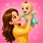 Mamãe e Bebê Recém-Nascido icon