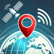GPS-Koordinatenkarte icon