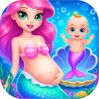 Mermaid Mommy Baby Care Game icon