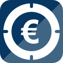Détecteur de pièces en euros icon
