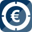 Détecteur de pièces en euros icon