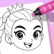 Doll Princess Coloring Games icon
