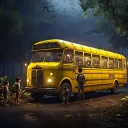 Ônibus Assustador Sobrevivênci