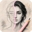 Sketch Steps: AI Loomis Draw icon
