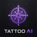 AI Tatto Design: Font, Stencil icon