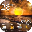 Radar météo et température icon