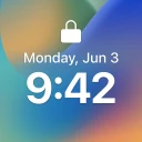 Tela de bloqueio OS 17 icon