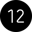 EasyBlack 12 for GoPro,Wear OS icon