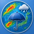 雨雲レーダー：気象庁データに基づく天気予報と雨通知⁠ icon