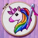 Ponto cruz mágico: Pixel art
