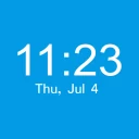 Clock, Date and Weather Widget