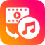 動画からmp3へ& 動画を音楽に変換 icon