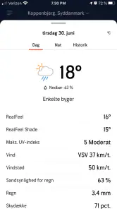 AccuWeather Vejret screenshot