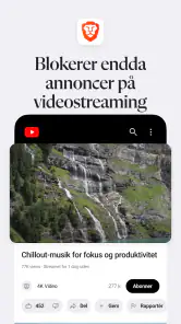 Brave privat webbrowser screenshot