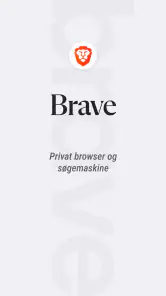 Brave privat webbrowser screenshot