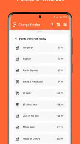 ChargeFinder: Ladestationer screenshot