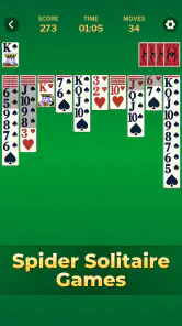 Edderkoppe kabale spil screenshot