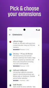 Firefox Fast & Private Browser screenshot