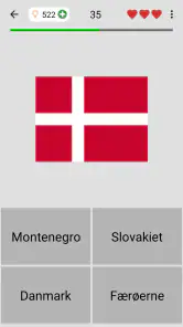 Flag fra alle lande i verden screenshot