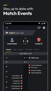 Futbol24 soccer livescore app screenshot