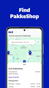 GLS - Hent og send pakker screenshot