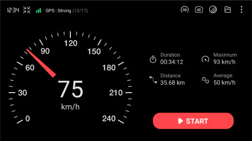 GPS Hastighedsmåler: Fartmåler screenshot