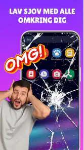 Haha Broken, Knust Skærm screenshot
