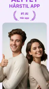 Frisurer & Skæg: AI Hårfarve screenshot