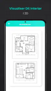 Husdesign Gulv Planlægger 2D screenshot