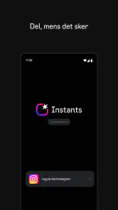 Instants, en Instagram-app screenshot