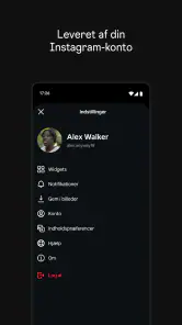 Instants, en Instagram-app screenshot