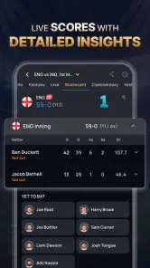 Just Cricket: Fast Live Score screenshot