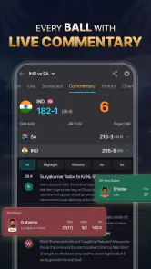 Just Cricket: Fast Live Score screenshot